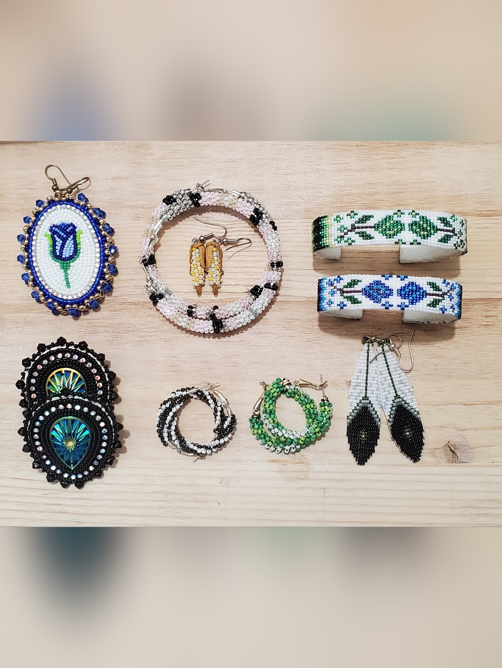 Beaded Jewelry Lot - Navajo Made